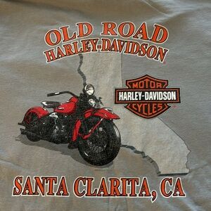 Awesome Harley-Davidson Unisex Santa Clarita California Shirt - 2013 - XL